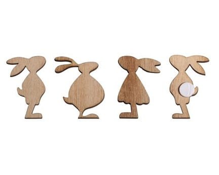 Laser Cut Easter Bunny Rabbit Craft Ornament