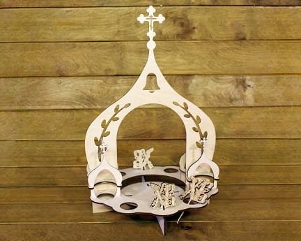 Laser Cut Easter Egg Holder Stand