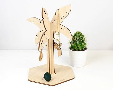 Laser Cut Jewelry Tree Display Stand