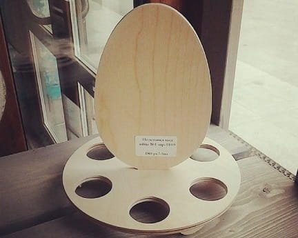 Laser Cut Simple Easter Egg Holder