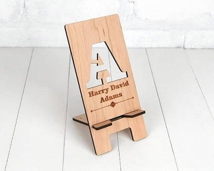 Laser Cut Mobile Phone Stand