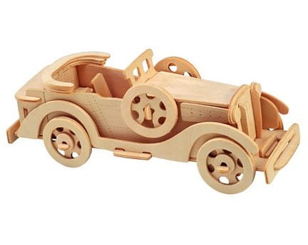 Laser Cut Packard Twelve Car Woodcraft 3D Construction Kit