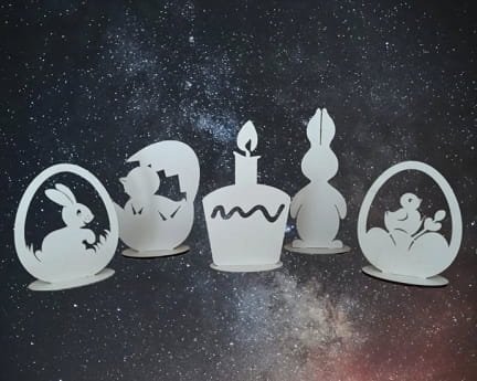 Laser Cut Easter Table Decor Collection