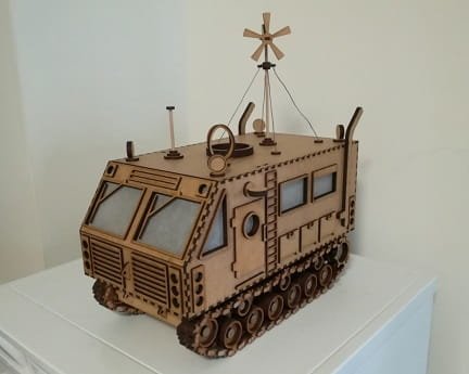 Laser Cut Kharkovchanka 3D Wood Puzzle