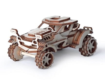 Laser Cut Scorpio Toy Car 3D Wood Puzzle