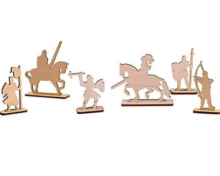 Laser Cut Toy Army Soldiers Playset