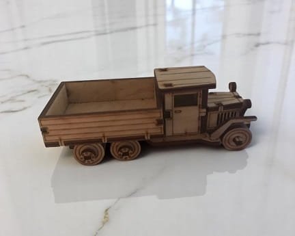 Laser Cut Gaz AA Cargo Truck 3D Puzzle