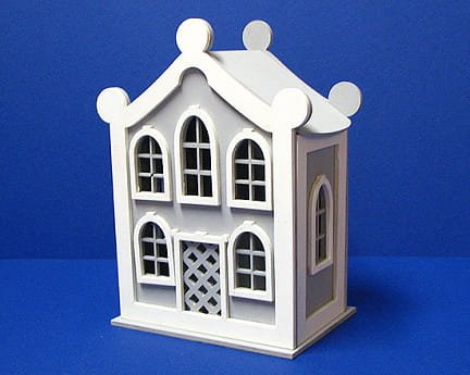 Laser Cut House Piggy Bank for Kids
