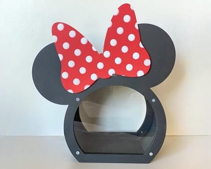 Laser Cut Minnie Mouse Piggy Bank