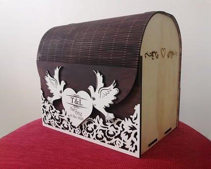 Laser Cut Greeting Card Treasure Box