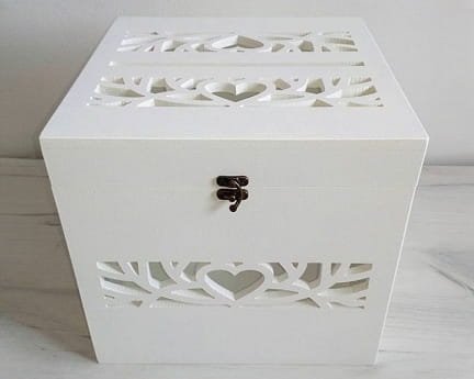Laser Cut Wedding Envelope Card Box