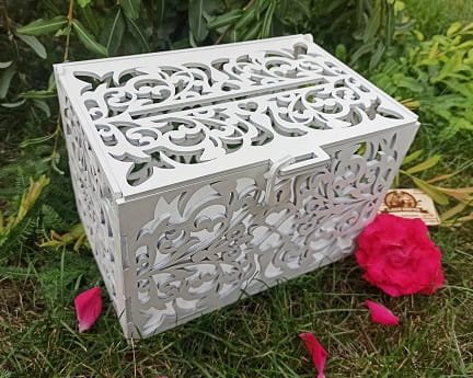 Laser Cut Wedding Envelope Drop Box