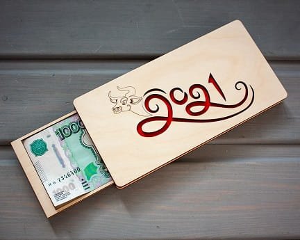 Laser Cut Cash Gift Envelope for New Year