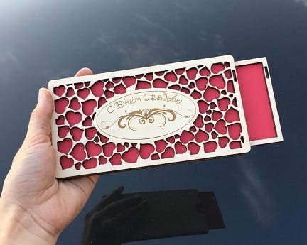 Laser Cut Wedding Gift Envelope