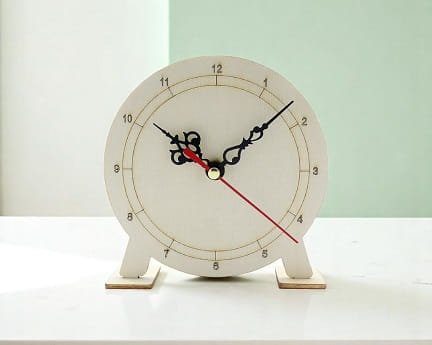 Laser Cut Interactive Clock for Kids