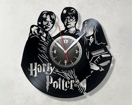 Laser Cut Harry Potter Vinyl Record Wall Clock