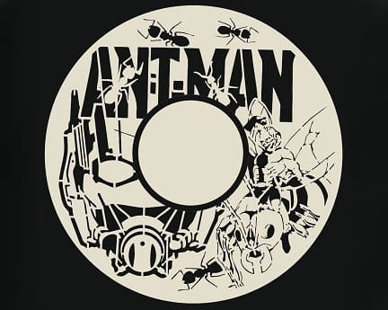 Laser Cut Ant Man Wall Clock