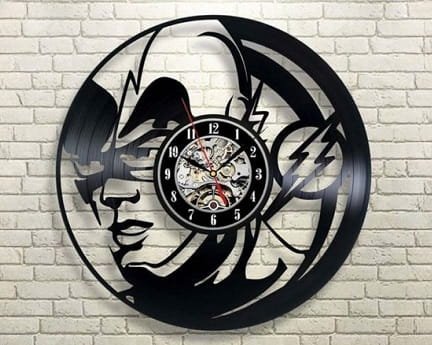Laser Cut Captain America Vinyl Wall Clock