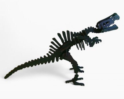 Laser Cut Spinosaurus Dinosaur 3D Wood Model Puzzle