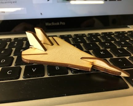 Laser Cut Grumman F-14 Tomcat Fighter Aircraft 3D Puzzle