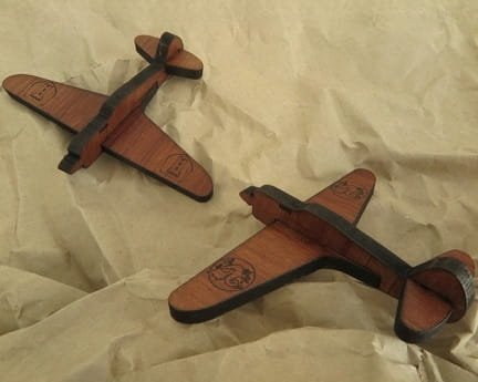 Laser Cut Curtiss P-36 Hawk Fighter Plane 3D Puzzle