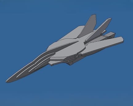 Laser Cut VF-1A Veritech Fighter 3D Layered Model