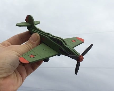 Laser Cut Wooden Fighter Jet Toy 3D Puzzle
