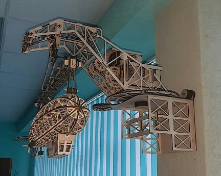 Laser Cut Classic Zeppelin Airship 3D Wooden Puzzle