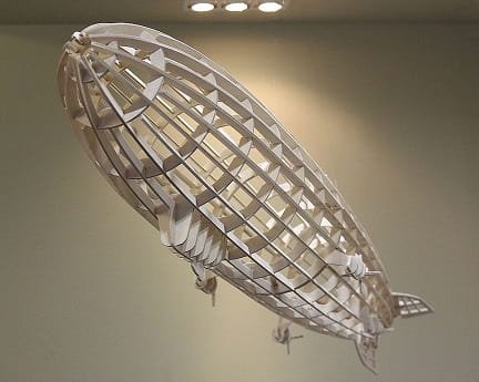 Laser Cut Hindenburg Airship 3D Puzzle