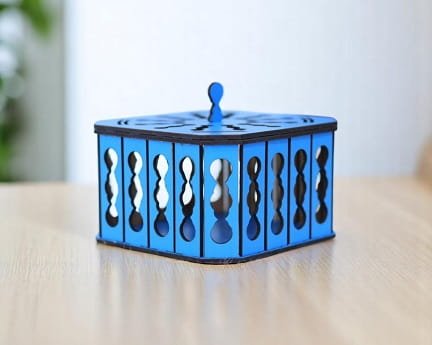 Laser Cut Wooden Small Gift Box