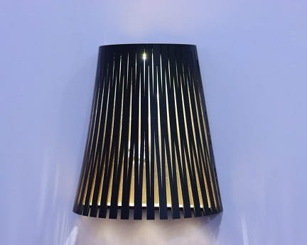 Laser Cut Wooden Wall Light Sconce Lamp