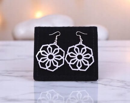 Laser Cut Acrylic Earrings for Women