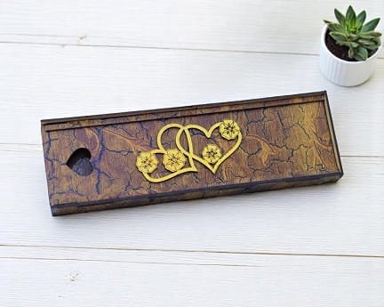 Laser Cut Valentines Day Chocolate Gift Box