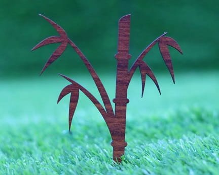 Laser Cut Bamboo Wood Cutout for Craft