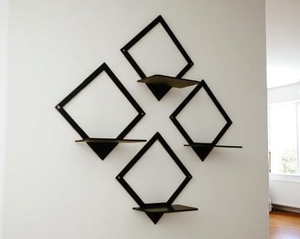 Laser Cut Wooden Wall Hanging Planter Stand Plant Shelf