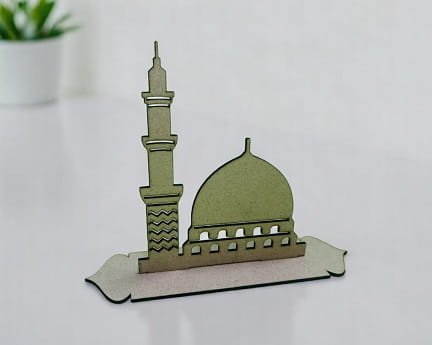 Laser Cut Masjid Nabawi Islamic Table Decor