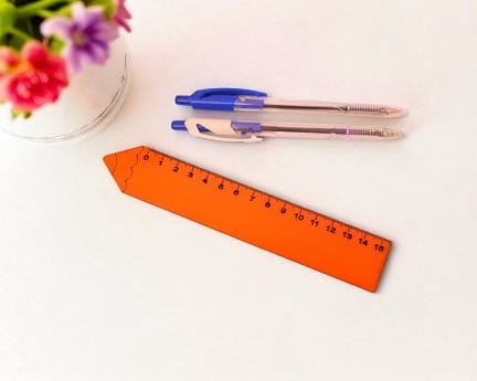 Laser Cut Wooden Pencil Shaped Ruler