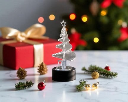 Laser Cut Spiral Christmas Tree