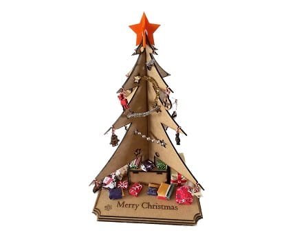 Laser Cut 3D Puzzle Christmas Tree Decor