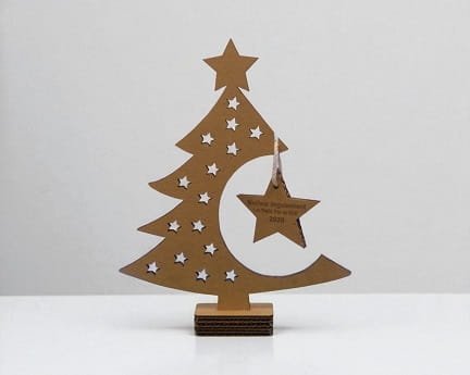 Laser Cut Freestanding Christmas Tree Decoration