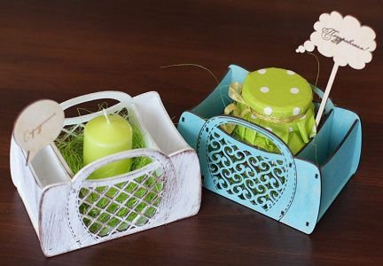 Laser Cut Small Multipurpose Basket