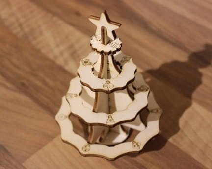 Laser Cut Mini Decorative Christmas Tree
