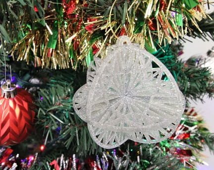Laser Cut Intricate Christmas Ornament