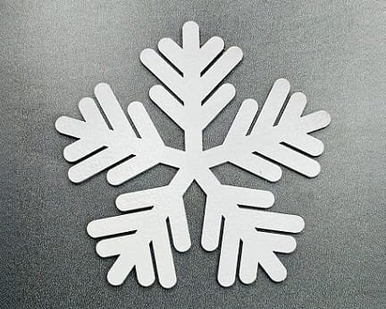 Laser Cut Snowflake Winter Decor