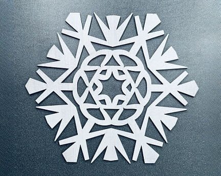 Laser Cut Snowflake Festive Holiday Decoration