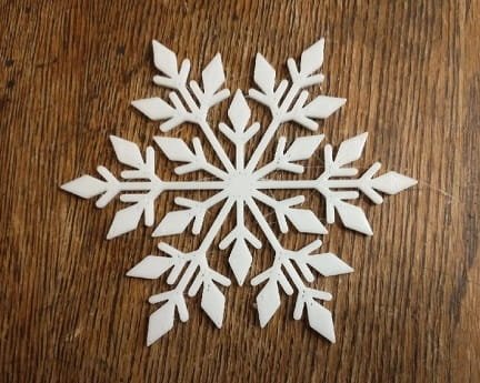 Laser Cut Decorative Christmas Snowflake