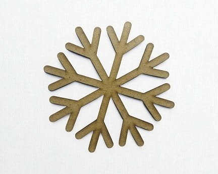 Laser Cut Christmas Snowflake Decor