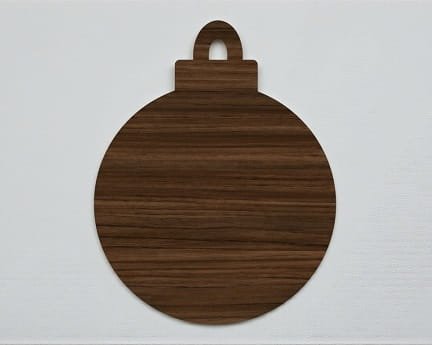 Laser Cut Blank Christmas Bauble