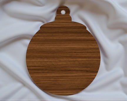 Laser Cut Blank Christmas Tree Ornament