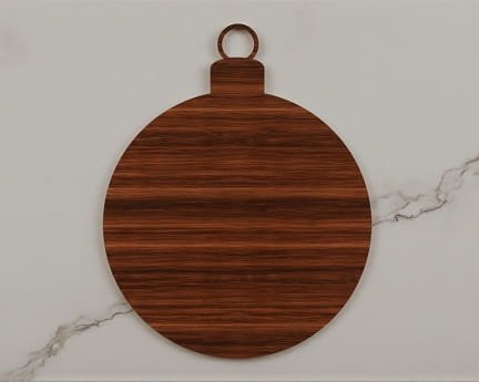 Laser Cut Christmas Bauble Craft